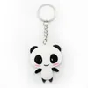 Panda Brelok Mężczyźni Kobiety Biżuteria Silikonowa Klucz Ring Party Favor