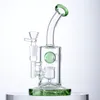 Unieke waterpijp klein hol water blokkeren kogelglas bongs dab olieligingen 14 mm vrouwelijke gewricht jet perc handwerk roken acessories kom dgc1316