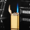 Nouveauté torche Butane gaz Jet briquet métal Turbo 1300 C coupe-vent tuyau de cigare survie en plein air briquet Gadgets pour hommes