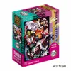 Pussel 1000 PCS Cartoon Series Jigsaw Anime Puzzle Demon Slayer Kimetsu No Yaiba Paper Kamado Tanjirou Children Educational Toys Gifts