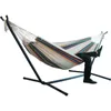Camp Furniture Twoperson Hammock Camping Thicken Swinging Chair Outdoor Hanging Bed Canvas Rocking inte med Stand 200150cm 401368300
