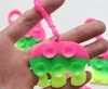 New rat killing animal key chain suction cup small decompression toy suction silicone pendant manufacturer