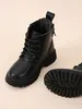 Toddler Boys Lace-up Front Chunky Combat Boots SHE