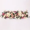 Artificial Arch Flower Row Diy Wedding Centerpiece Road Guide Arch Decoration Party Romantic Decorative Backdrop B0815