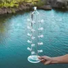 Hoge unieke heldere waterpijpen Bongs Zwaar 19 inch glasolie Dab Rigs Speciale vorm Waterpijpen met 15 14 mm gewricht vrouwelijk