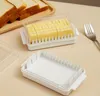 Boîte de rangement de coupe de beurre de pain stockage de fromage de karité transparent réfrigérateur boîte de nourriture outil CCB15363