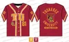 Xflsp GlaMit Mens Tuskegee University Baseball Jersey Custom Any Name Number Stitched College Apparel Big Tall