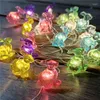 Strings LED -batterijbox Easter Decoratie Licht String Waterdichte schattige 2m Pinwireled stringsled