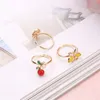 36pc Fancy Adjustable Cartoon Rings Party Favors Kids Girls Action Figures Toy Jewelry Children Gift W220423