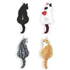 Wall Clocks Creative Clock Naughty Cat Wag Tail Quiet Swinging For Home Bedroom Living Room Decoration211N25449921591