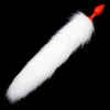 Nxy Anal Toys Bdsm Short&long Fox Animal Tail Insert Stopper Sex Faux Fur Silicone Butt Anus Plug Couples Roleplay Game 220420