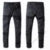 Denim Jeans Newest Mens Designer Jean Distressed Ripped Biker Slim Fit Motorcycle Bikers Denim For Men s Fashion Mans Black Pants