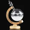 Other Home Decor Globe Shaped Storm Glass Cloud Bottle With Base Weather Predictor Station Desktop Forecast Transparent Ball