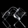 24mm OD Flat Top 4mm bottom Quartz Banger Narghilè Nail Femmina Maschio 10mm 14mm 18mm Domeless per papà rig