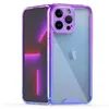 Dégradé Double Couleurs Acrylique Transparent TPU PC Antichoc Téléphone Cas pour iPhone 14 13 12 Mini 11 Pro Max XR XS 6 7 8 Plus Samsung Note20 S20 S21 S22 Ultra A53 A22 A32 A33 A52 S21FE