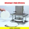 Commercial Electric Pizza Dough Tortilla Pressing Machine Round Cake Press