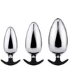 Hot Selling Metalen Anale Plug Bullet Head Wearable Big Butt sexy Toys Voor Vrouwen Mannen Paar Riem Op Dilatator Anus