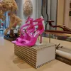 Klassieke dames sandalen octrooi lederen roze hakken ontwerper antislip party banket jurk schoenen 35-41 maten