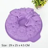 Xmas Series Christmas Tree Big Cake Silicone Mold Decorating Tool Set DIY Mousse Toast Baking Pan Bread Pastry Biscuit 220601