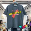 Magliette da uomo Wedone Tshirt Uomo Donna Alta qualità Full Color Spot Welldone Tee Something Oversize Tops Music Heart Graphic Manica corta