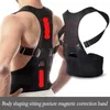 Correcteur de posture Thérapie magnétique Clavicule Dos Lisseur Support d'épaule Brace Correction de la ceinture lombaire Réglable Hommes Femmes 220812