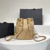 Designer - Femme sac mode sac à dos en cuir grande capacité sac de godet d'été et simple pour les dames polyvalentes sacs à main