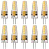 5-10PCS G4 LED Bulb 5W 12V/AC220V 2835 SMD 10LEDウォーム/コールドホワイト360度角度シャンデリアライトハロゲンランプH220428