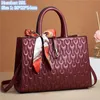 Intere borse a tracolla in pelle da donna borsa tote moda con filo ricamato color caramello dolce piccola borsa con fiocco stampato fresco la2870