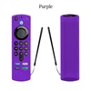 Nuovissimo anti-caduta per custodia protettiva in silicone morbido Fire TV Stick (3a generazione) Alexa Voice Cover luminosa lavabile con telecomando