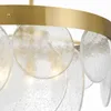 Lampes suspendues éclairage pour chambre de garçons boules De noël en cuivre décoration nordique maison salon Ventilador De TechoPendant