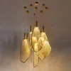 Lâmpadas pendentes de luxo Pós-moderno Restaurante Chandelier Light Cafe Bar Count