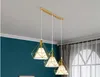 Ceiling Lights Nordic Wire Chandelier Modern Colorful Pendant CeilingLamp Christmas Decorations Home Lighting Living Room Study Dinning Bedroom