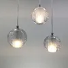 Lampy wiszące nowoczesne jadalnia wisząca lampa g4 szklana krystaliczna kulka schodowa sypialnia Oświetlenie Foyer El Corridor Deco Droplightp