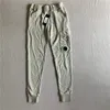 CP Мужские повседневные хлопковые брюки диагональные флисовые спортивные штаны с эластичной резинкой на талии и карманом