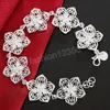 925 Sterling Silver Seven Flowers Armband For Women Wedding Engagement Party Fashion Jewelry