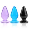 Transparent Jelly Anal Plug Big Dildos sexy Toys For Women Men Prostate Massager Couple Tool Butt Stuffed Erotic XXL Machine Shop