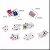 1:12 Bonito Minll House Jogar Cartões Jogos Poker Miniatura para Bonecas Acessório Decoração de Casa Gota Entrega 2021 Cartão Puzzles Brinquedos Eghel