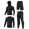 Męskie dresy dla owoców/zestawu sportowego męskiego garnitury S-7xl Kompresyjne Depresja Siłownia biegająca do joggingu