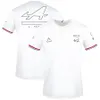 T-shirt de pilote de Formule 1 F1 Racing Summer T-shirts décontractés Logo de l'équipe Polos Custom Extreme Sport Tee Plus Size Short Sleeved249H