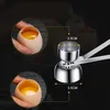 Outil de sublimation Ciseaux à oeufs en métal pratiques Oeufs Topper Cutter Ouvre-coquille En acier inoxydable Oeuf cru bouilli Ouvert Creative Kitchen Tools Set