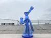 blue Glass hookah oil rig bong, 14mm joint factory direct sales welcome to order