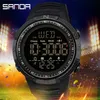 Militaire Sporthorloge Herenklok Mode Merk Sanda Digitale Polshorloge Schokbestendig Countdown Horloges Waterdichte Hour Armband 220407