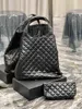 5ATotes 2022 icare maxi shopping in quilted lambskin real leather large capacity shoulder tote bag diamond with chain coin wallet summer