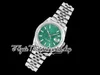DIW diw126334 SA3235 Automatic Mens Watch 41MM Fluted Bezel Mint Green Dial Stick Markers 904L Stainless Bracelet With Same Serial Warranty Card eternity Watches