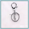 Ключевые кольца свадебные подарки 3D -автомобиль Keyring Sier Lated Cool Check Ring Hjewelry Drop Delivery Jewelry DH4TL