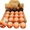 Jouets de fête d'Halloween, jouet de décompression amusant en forme de crâne fantôme à presser pour enfants et adultes