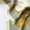 Мода Silk Silk Scarf Luxury Brand Print 70см квадратные волосы шейный шелкович женский бандана весенние женщины шарфы Буфанда