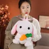 Kawaii lapin lapin épaule sac à dos sac à bandoulière porte-monnaie sacs de messager mignon jouets en peluche filles enfants enfants cadeaux d'anniversaire 220425