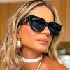 Sonnenbrille Hohe Qualität Damen Klassische Quadratische Dame Kette Beine Shades Übergroße Sonnenbrille Mann Sonnenbrille Zonnebril DamesSunglasses