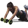 Nybörjare Abdominal Roller för unisex Stretch Elastic Abdominal Training Wheel Multifunktion Home Yoga Fitness Equipment T200506